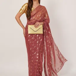 MISS HAUTE Bandhani Dyed Pure Georgette Saree-image-49