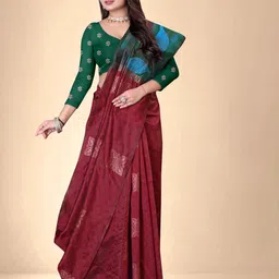 Abhilasha Ethnic Motifs Pure Silk Kanjeevaram Saree-picture-33