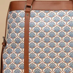 Anouk Floral Printed PU Structured Tote Bag image 2
