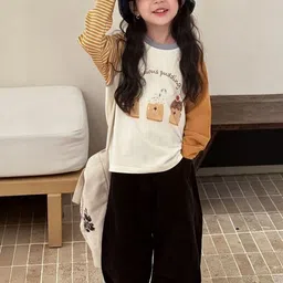 LULU & SKY Girls Cotton Tshirts image 5