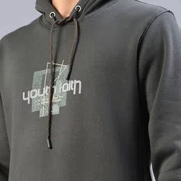 V-Mart Men Printed Hooded Sweatshirt image 4