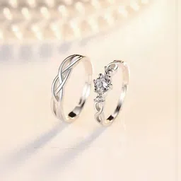 Teeragaj Set Of 2 Stone Studded Finger Ring-image-92