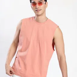 Bene Kleed Men Solid Round Neck Cotton Relaxed Fit T-shirt-picture-40