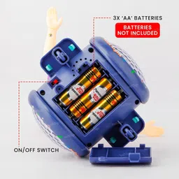 tapuji Musical Dancing Doll with Music Light Bump & Go Mode 360Degree Rotating Doll Toy image 3