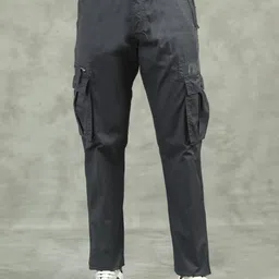 beevee Men Classic Pleated Cargos Trousers-picture-40
