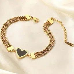 HOUSEOFTRENDZZ Unisex Stainless Steel Charm Bracelet image 1