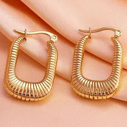 DIVASTRI Heart Shaped Hoop Earrings-picture-36