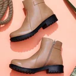 TRASE Casual Block-Heeled Boots-picture-52