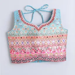 JAY NAGNATH FAB Multi Art Silk Lehenga Choli image 3