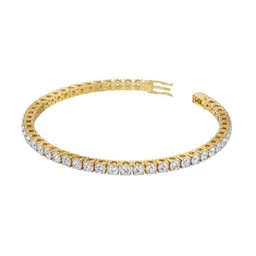 Emori Women 18KT Gold Lab Diamond Tennis Bracelet-picture-17