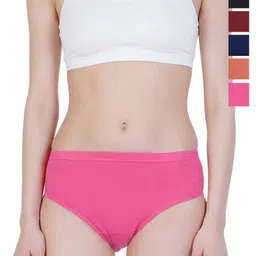 FiveFlag Pack Of 6 Mid-Rise Anti Bacterial Hipster Briefs-picture-34