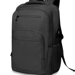 Red Lemon Swiss Cut Design Laptop Backpack With Rain Cover image 3