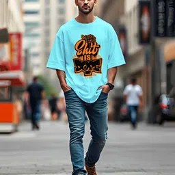 THE BEETEL HOUSE Men Graphic Printed Round Neck T-shirt image 2