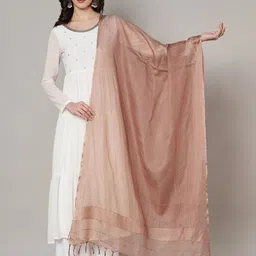 MUFFLY Striped Cotton Doriya Dupatta-picture-22