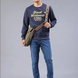 V-Mart Men Printed Sweatshirt image 4