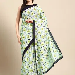 BUTA BUTI Floral Pure Cotton Saree-picture-15