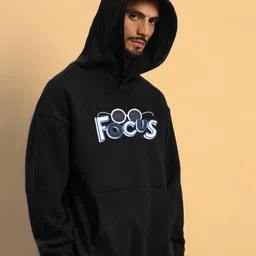 WEARDUDS Men Printed Hooded Sweatshirt image 5