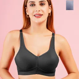 DressBerry Full Coverage Lightly Padded Wireless Minimizer Bra-picture-26