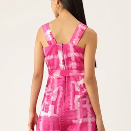 Sleek Italia Shoulder Straps Printed Jumpsuit image 3