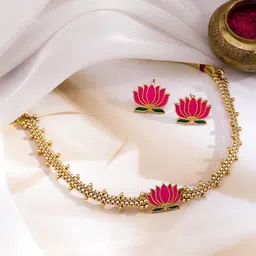 Rubans 22k Gold-Plated Jewellery Set-image-31