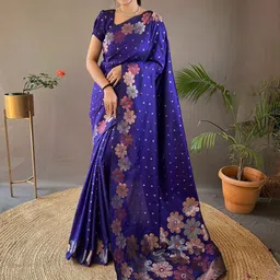 MORDEN MUSE Woven Design Zari Saree-picture-29