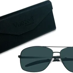 vuezen Polarized, UV Protection Rectangular Sunglasses (62) image 5