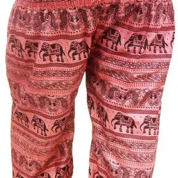 icare Printed Cotton Blend Men Harem Pants image 2