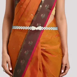 syga Women White Metal Belt image 3