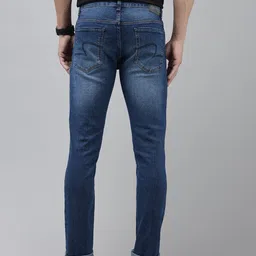 spykar Men Slim Low Rise Dark Blue Jeans image 3