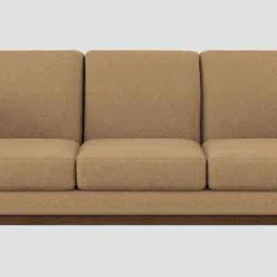 febonic Candy Fabric 3 Seater Sofa in Copper Brown Color image 4
