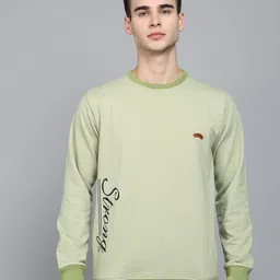 matisse Men Printed Round Neck Green Sweater-picture-21