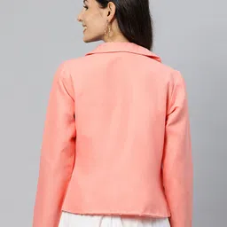 cottinfab Women Solid Single Breasted Formal Blazer image 2