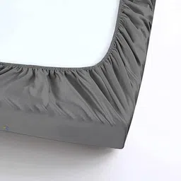 carlton london 144 TC Cotton Queen Geometric Fitted (Elastic) Bedsheet image 3