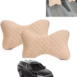 monolive Beige Memory Foam Car Pillow Cushion for Mahindra-picture-17