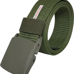 nukaichau Men Casual, Evening, Party Green Nylon Belt-picture-16