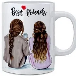 rudra craft Birthday Gift For Best Friend Girl Friend, Happy birthday Ceramic Coffee Ceramic Coffee Mug image 2