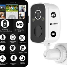 GOLENS WC08K 4G 2K CCTV Camera 5000mAh Battery Waterproof 2-Way Audio Night Vision Security Camera image 1