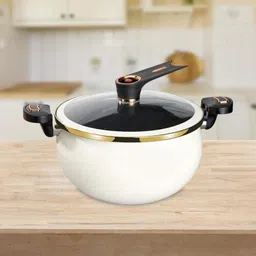 drumstone Air Pressure Cooker with Iron & Glass Lid Roasting Pan 5 cm diameter with Lid 7 L capacity-picture-40