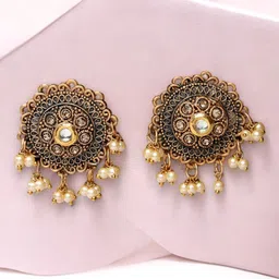 ADIVA Circular Drop Earrings-picture-11