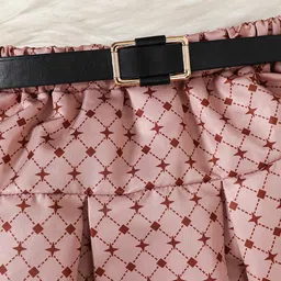 INCLUD Girls Printed Top with Skirt image 5