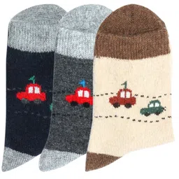 N2S NEXT2SKIN Pack Of 3 Kids Ankle Length Socks-picture-41