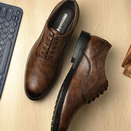 Provogue Men Leather Formal Derbys-picture-1