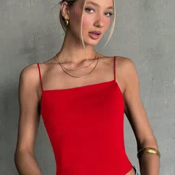 ZYNG Women Square Neck Styled Back Crop Top-image-24