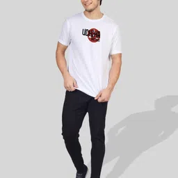 Greylongg Men Typography Printed Round Neck Cotton T-shirt image 5