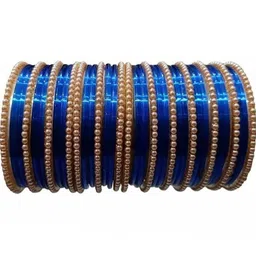 AMSHA Silver Glass Artificial Stones Bangle-picture-16