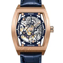 ZEROO Unisex Dial & Leather Textured Straps Analogue Automatic Watch ZM001DRBL-picture-28