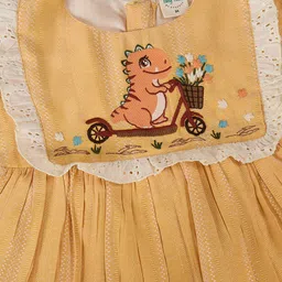 TINY TWILLS Embroidered Puff Sleeve Fit & Flare Dress image 4