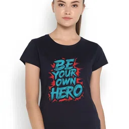 SZN Women Typography Printed T-shirt-picture-27