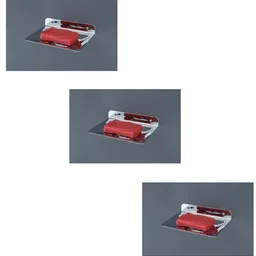 GLOXY Silver-Toned Set Of 3 Stainless Steel Soap Holder-picture-10