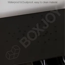 BOXJOY Brown & Black 6-Tier Rectangle Shoe Rack image 5